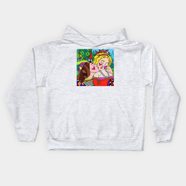 THE KISS Kids Hoodie by marryslinter